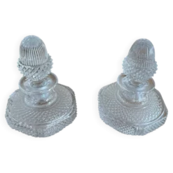 Paire Bouteille de parfum Saint Louis 19ème