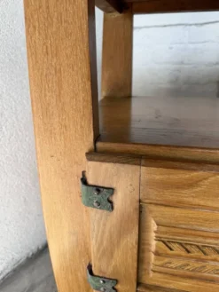 Paire chevets chêne 1950