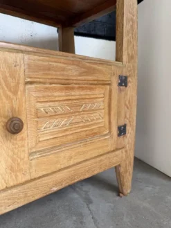Paire chevets chêne 1950