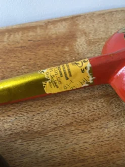 Paire cuillères XL bois russes époque URSS