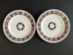 Paire d'assiette Boch Frères Keramis Cellini