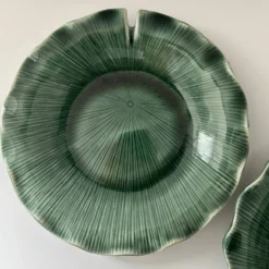 Paire d’assiette lotus