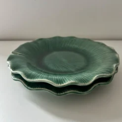 Paire d’assiette lotus