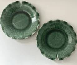 Paire d’assiette lotus
