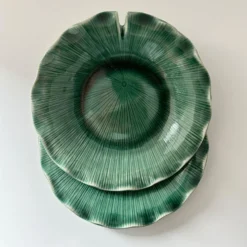 Paire d’assiette lotus