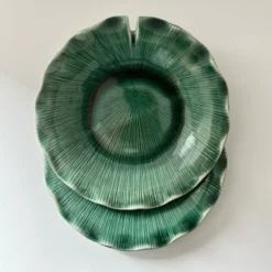Paire d’assiette lotus