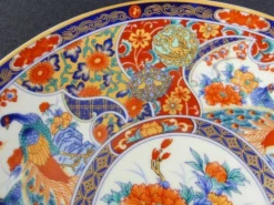 Paire d'assiettes à dessert en porcelaine Taous, Maroc, vintage