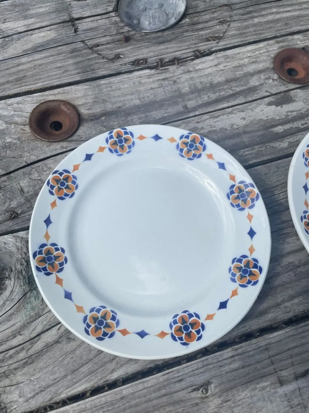 Paire d’assiettes Hamage Moulin des Loups