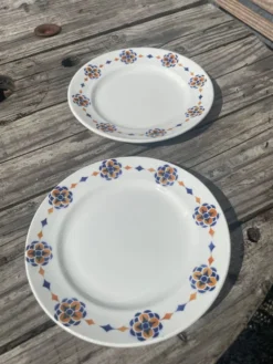 Paire d’assiettes Hamage Moulin des Loups