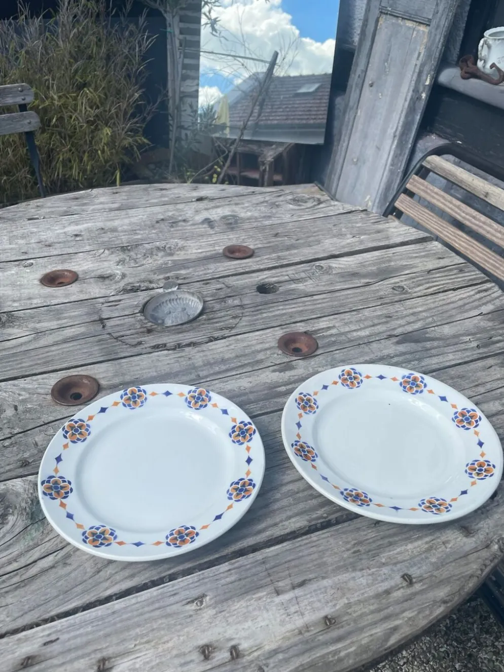 Paire d’assiettes Hamage Moulin des Loups