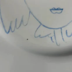 Paire d'assiettes Picasso en porcelaine de Limoges - Ref 1324