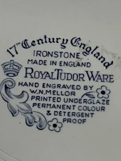 Paire d'assiettes Royal Tudor Ware. Angleterre,