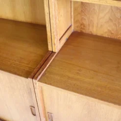 Paire de bibliothèques en teck années 60