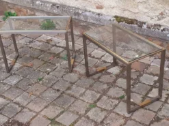 Paire de bout de canapé, chevets année 70