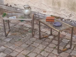 Paire de bout de canapé, chevets année 70