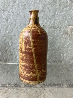 Paire de bouteilles en ceramique Alain rech, vintage 60/70