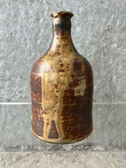 Paire de bouteilles en ceramique Alain rech, vintage 60/70
