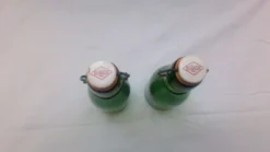 Paire de 2 bouteilles en verre Bulach
