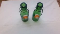 Paire de 2 bouteilles en verre Bulach