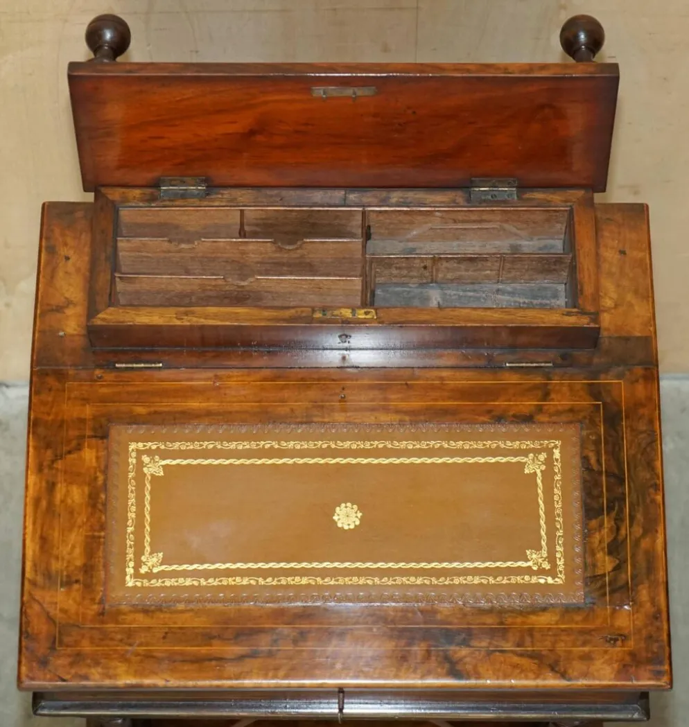 Paire de bureaux Davenport antiques entièrement restaurés