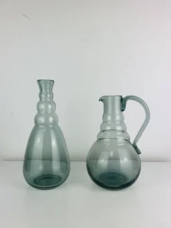 Paire de carafes Daum Nancy, art déco