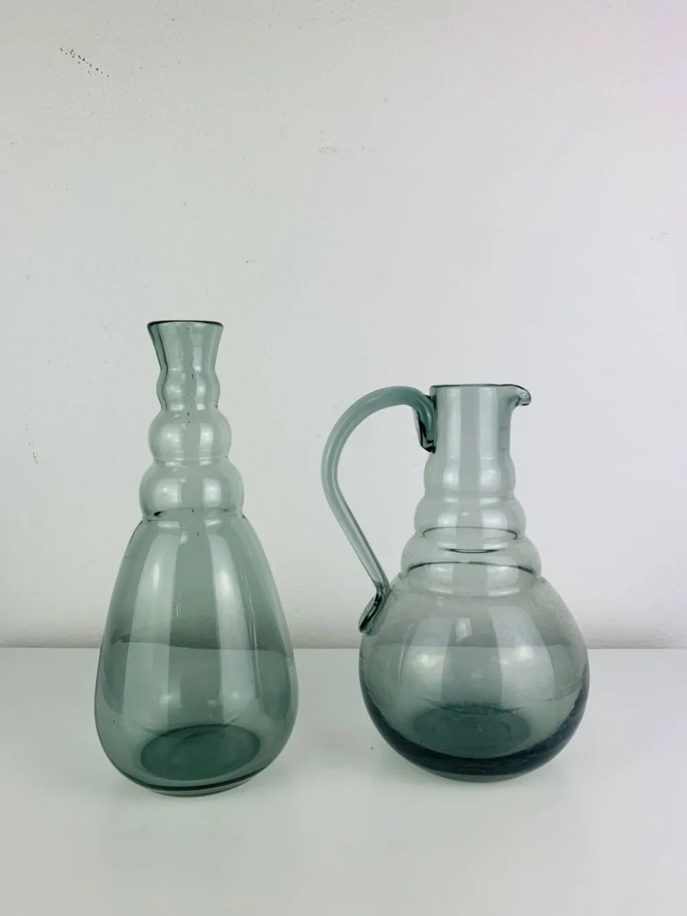 Paire de carafes Daum Nancy, art déco