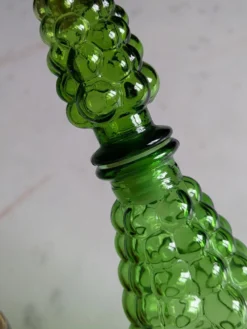 Paire de carafes vintage style Empoli 70'