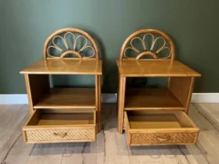 Paire de chevets bambou