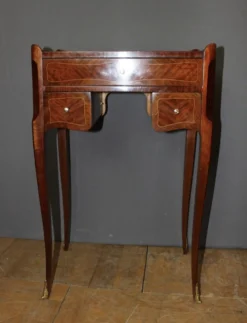 Paire de Chevets de style Louis XV en marqueterie XXe