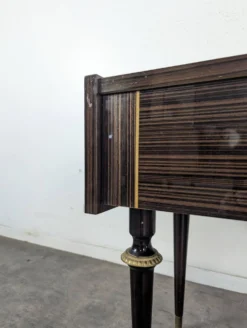 Paire de chevets en ebène de macassar années 60