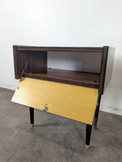Paire de chevets en ebène de macassar années 60