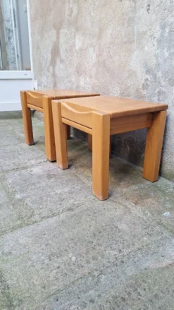 Paire de chevets en orme Atelier Chauvin