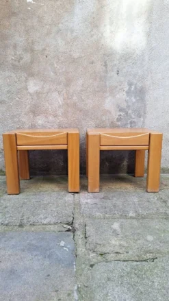 Paire de chevets en orme Atelier Chauvin