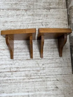 Paire de chevets muraux modernistes constructivistes