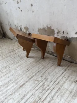 Paire de chevets muraux modernistes constructivistes