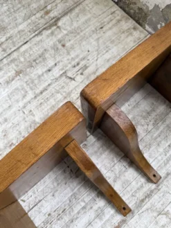Paire de chevets muraux modernistes constructivistes