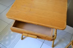 Paire de chevets rotin bambou années 70