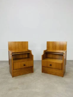 Paire de chevets scandinaves en teck, années 60