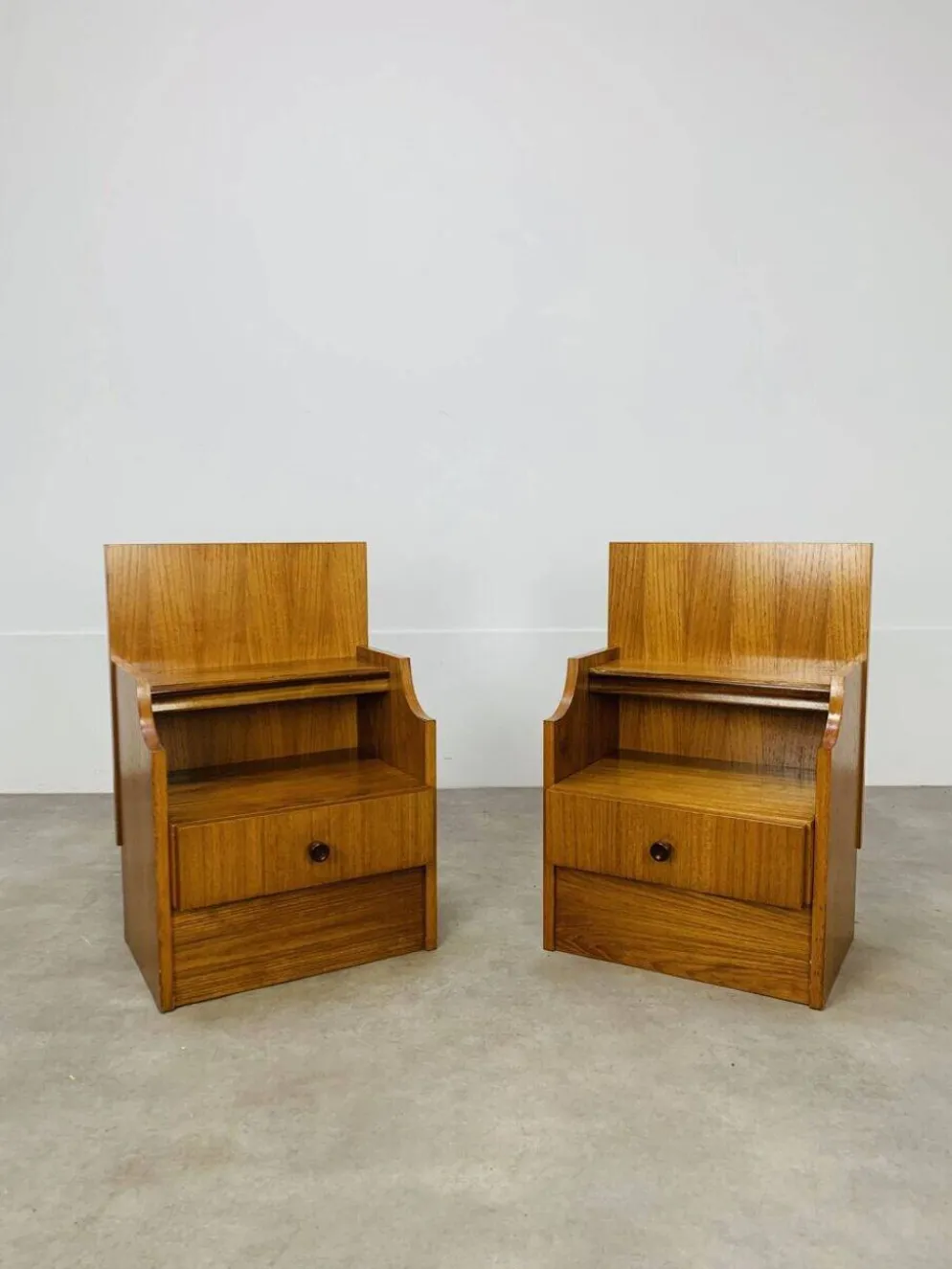Paire de chevets scandinaves en teck, années 60