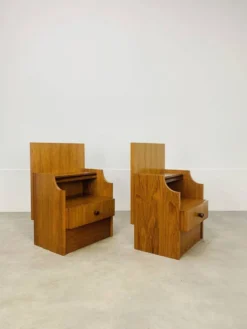 Paire de chevets scandinaves en teck, années 60