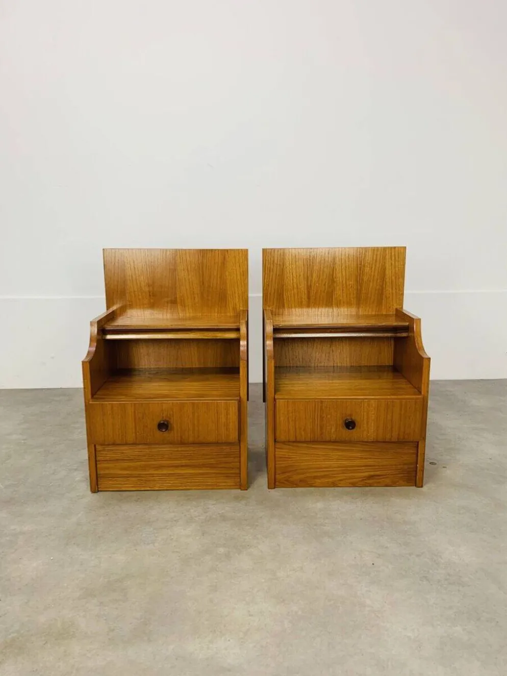 Paire de chevets scandinaves en teck, années 60