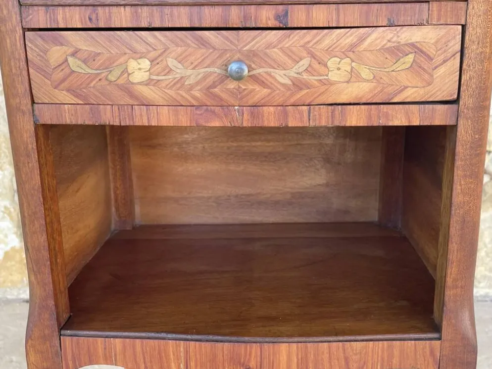 Paire de chevets , Style Louis XV en Palissandre