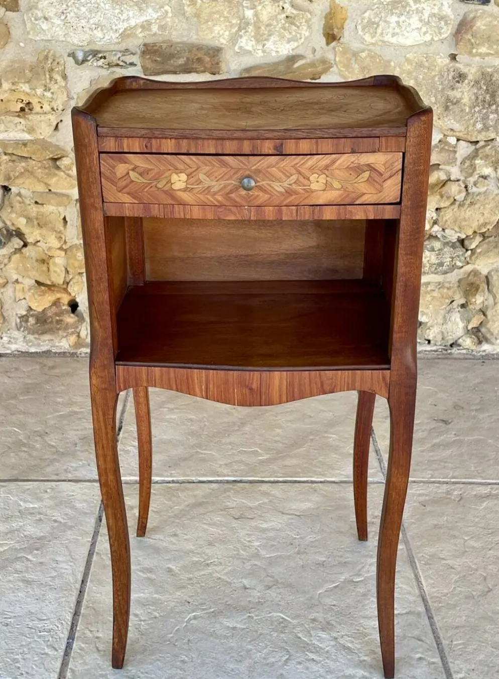 Paire de chevets , Style Louis XV en Palissandre