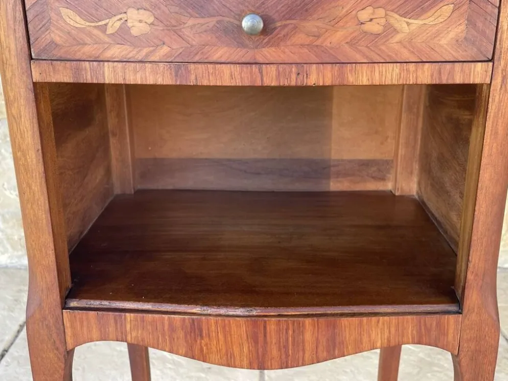 Paire de chevets , Style Louis XV en Palissandre