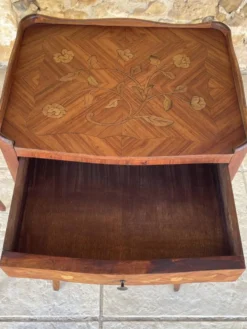 Paire de chevets , Style Louis XV en Palissandre