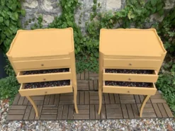 Paire de chevets vintage de style Louis XV