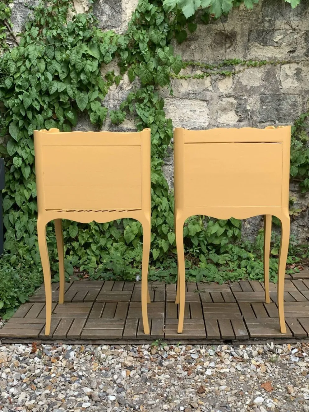 Paire de chevets vintage de style Louis XV
