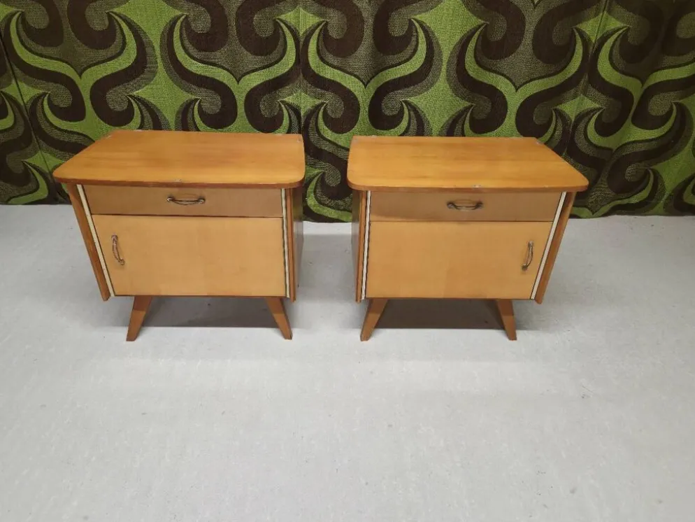 Paire de chevet vintage 1960"