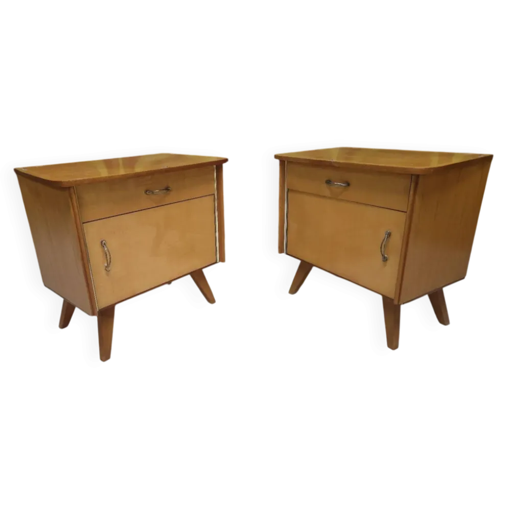 Paire de chevet vintage 1960"