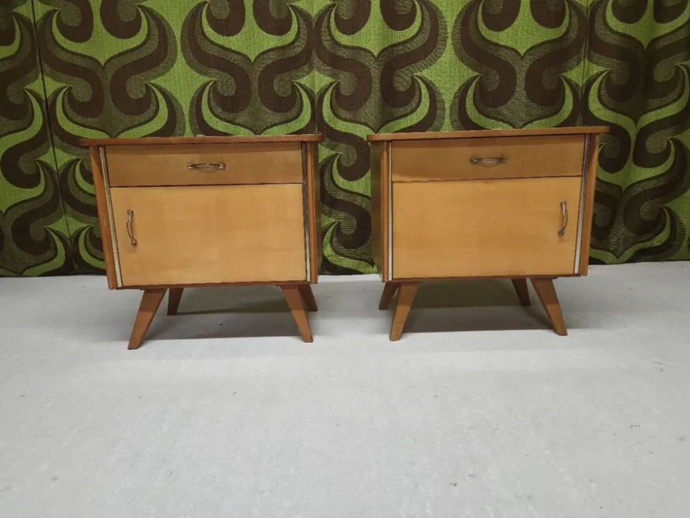 Paire de chevet vintage 1960"